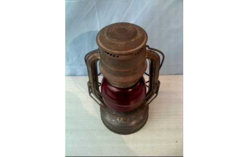 PETROLEUMLAMPE <ROYALUX> GLAS ROT