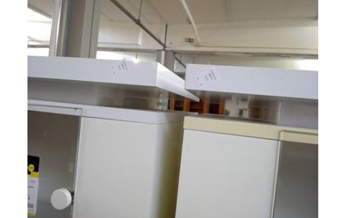 VITRINE MODERNE LAQUEE BLANC