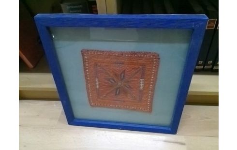 CADRE MORCEAU DE TISSU