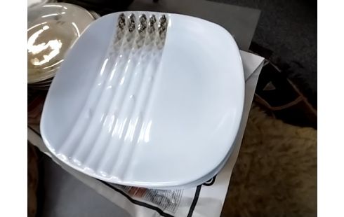 ASSIETTE Lot Asperges