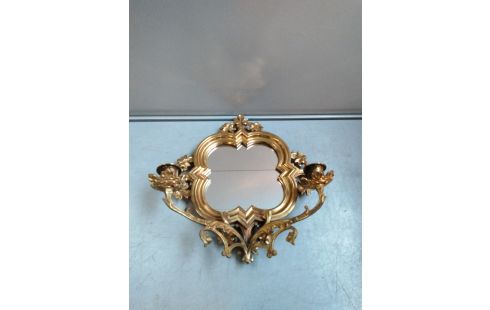 APPLIQUE MIROIR DORE