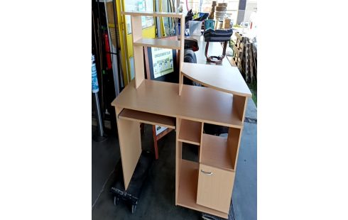 BUREAU INFORMATIQUE STYLE BOIS