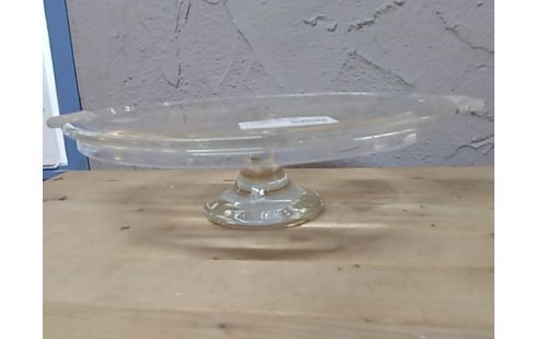 PLATEAU SUR PIED VERRE