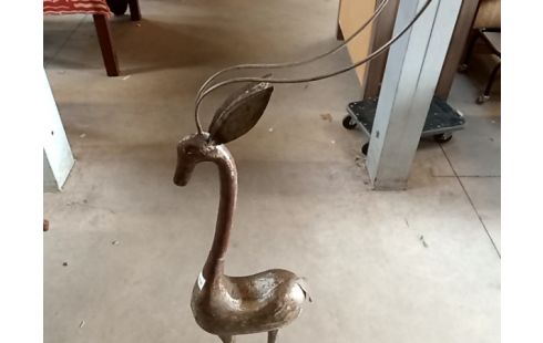 DECORATION gazelle metal