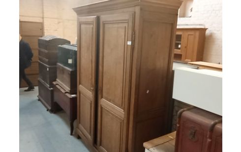 ARMOIRE 19EME CHENE 2 PORTES