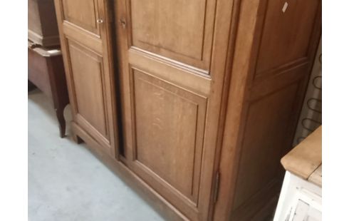 ARMOIRE 19EME CHENE 2 PORTES