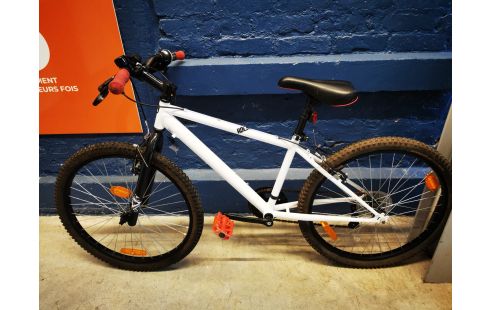 VTT Rockrider blanc 24"