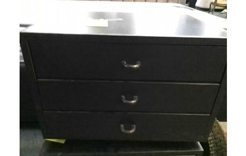 CAISSON DE BUREAU NOIR 3T