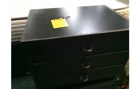 CAISSON DE BUREAU NOIR 3T