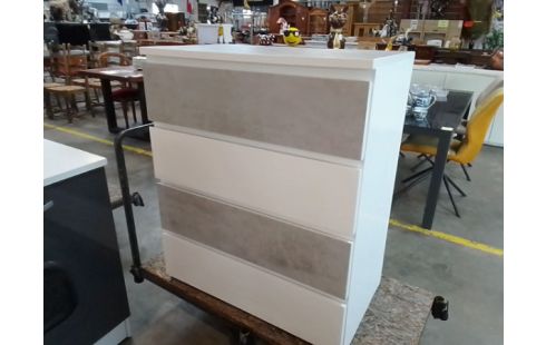 COMMODE 4 TIROIRS TYPE BETON