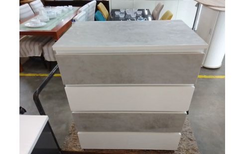 COMMODE 4 TIROIRS TYPE BETON