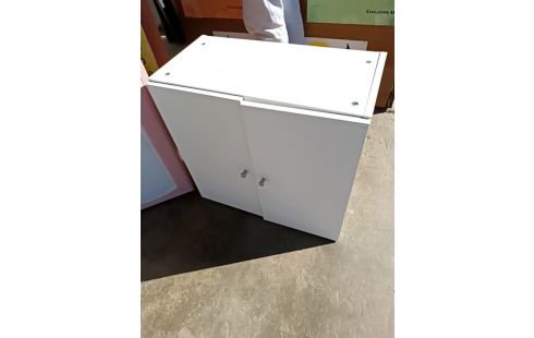 MEUBLE DE CUISINE 2 PORTES BLANC