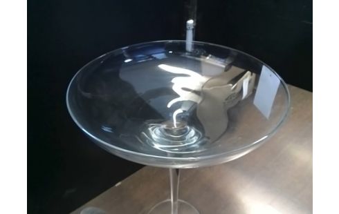 COUPE SUR PIED GM VERRE