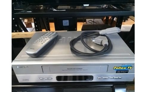 MAGNETOSCOPE PHILIPS TELECOMMANDE PERITEL