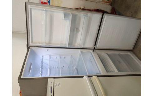 REFRIGERATEUR CONGELATEUR HISENSE CHROME