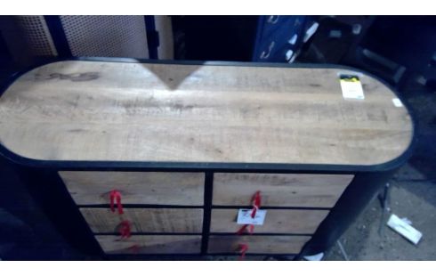 MEUBLE STYLE INDUS. A TIROIRS