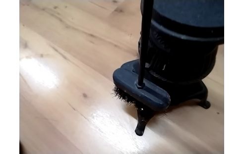 SERVITEUR DE CHEMINEE Metal noir