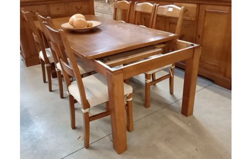 TABLE CHENE + 1 ALLONGE