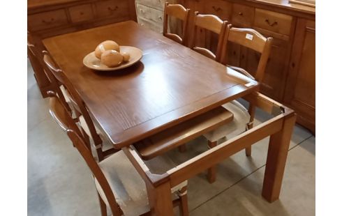 TABLE CHENE + 1 ALLONGE