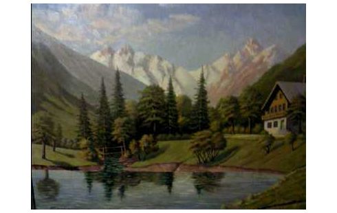 GEMÄLDE I.R. BERGSEE <PAUL.SCHARLOTT>