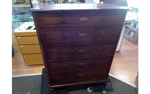 COMMODE STYLE ANGLAIS ( 1 PIED ABÎMÉ)