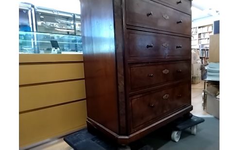 COMMODE STYLE ANGLAIS ( 1 PIED ABÎMÉ)