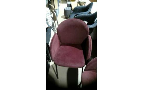 CHAISE POURPRE VELOURS