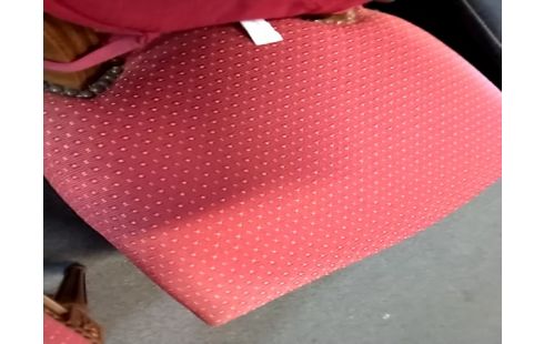 CHAISE Style l Philippe assise tissus dos cannage