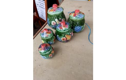 SERIE DE POTS A EPICES