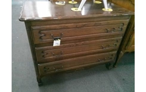 COMMODE 3 TIROIRS RUSTIQUE