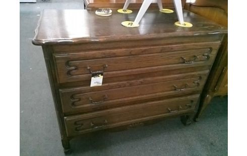 COMMODE 3 TIROIRS RUSTIQUE