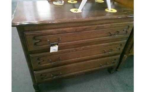 COMMODE 3 TIROIRS RUSTIQUE