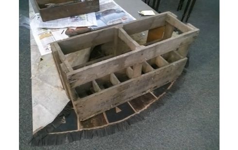 CAISSE A BOUTEILLE EN BOIS