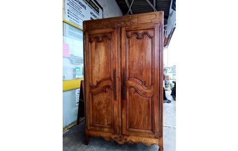 ARMOIRE 2 PORTES NOYER