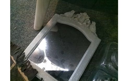 MIROIR GRIS AVEC OISEAUX