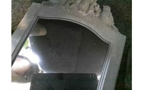MIROIR GRIS AVEC OISEAUX