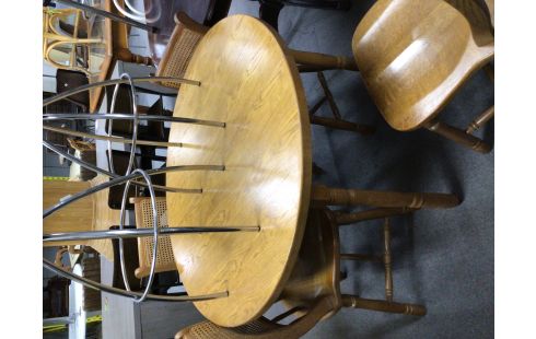 TABLE RONDE CHENE MOYEN