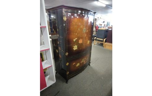 MEUBLE 4 PORTES LAQUE CHINOIS