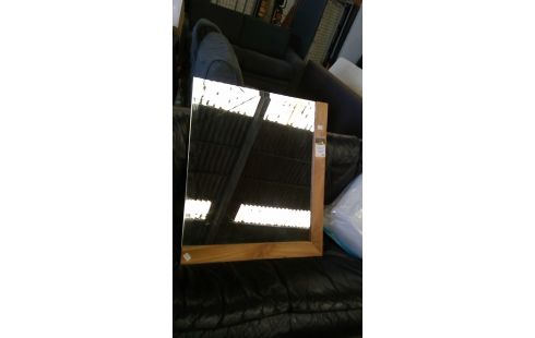 MIROIR RECTANGULAIRE 80CM CADRE EN "L"