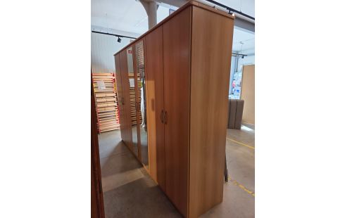 GARDE ROBES 6 PORTES MODERNE MIROIR
