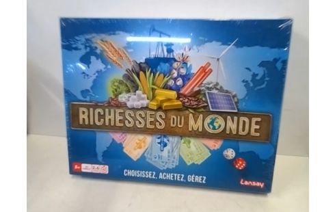 JEU DE SOCIETE RICHESSES DU MONDE