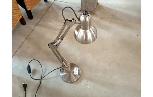 LAMPE DE BUREAU METAL GRIS