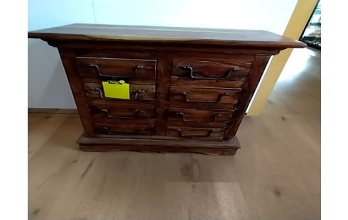 MEUBLE D'APPOINT Teck 8 tiroirs