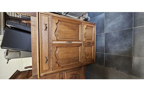 MEUBLE TV ANCIEN 4P 1T + CLÉ