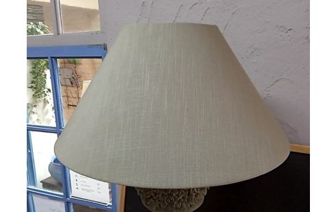 LAMPE A POSER grise patinée