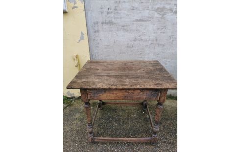 TABLE D'APPOINT RUSTIQUE 1 TIROIR