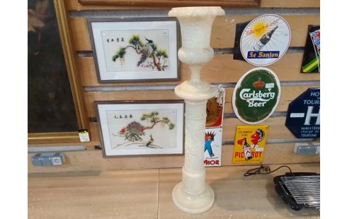 LAMPE COLONNE ALBATRE