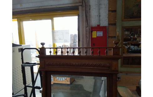 MIROIR BOIS ANCIEN GM