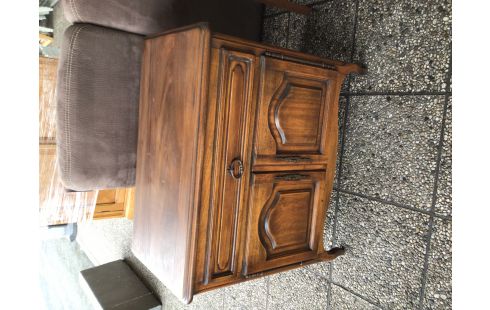 MEUBLE TV CHÊNE FONCE 1T 2P