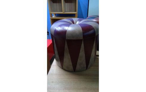 SITZKISSEN LEDER IM VINTAGE-STIL